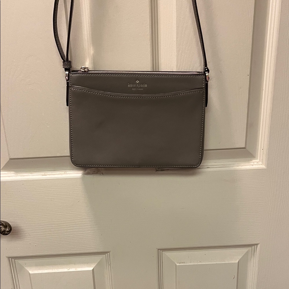 EUC Kate Spade Rory Gray Crossbody Bag